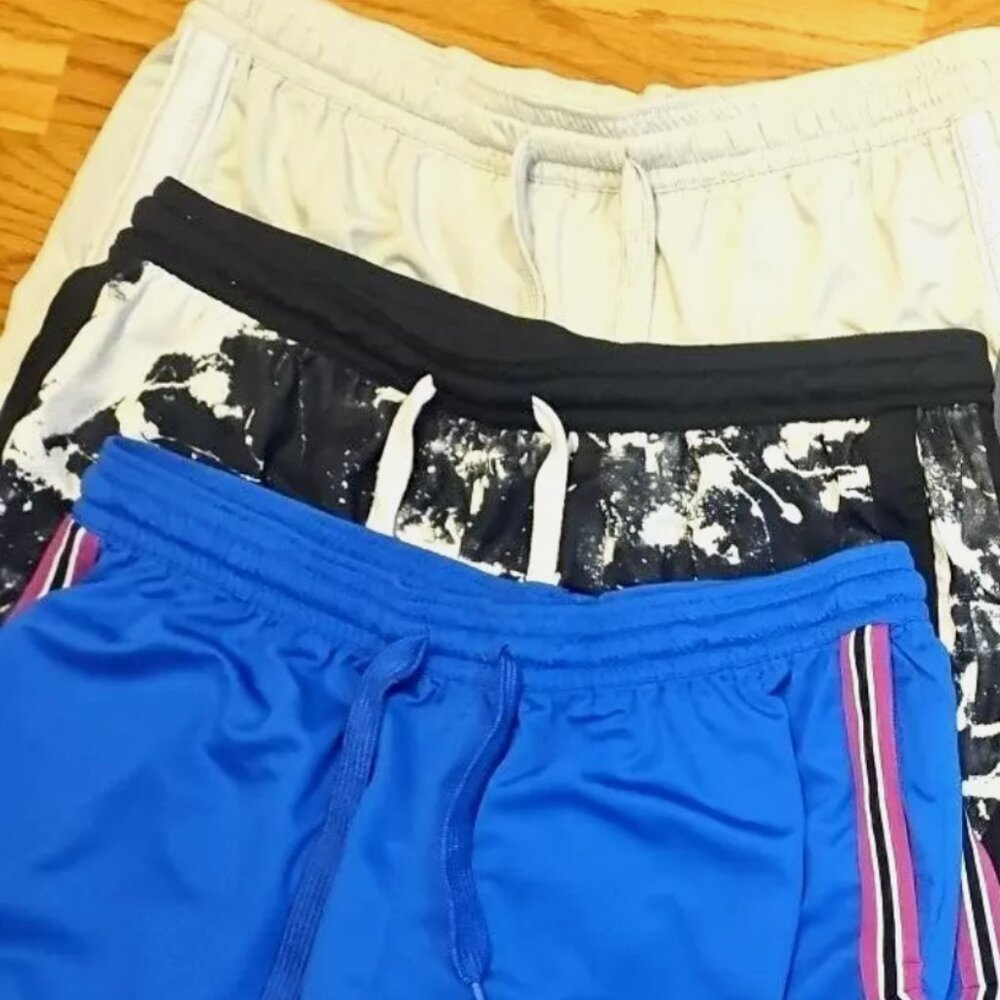 NIKE Fly Crossover Women's Basketball Shorts Lot of 3 XXL EUC Black White Blue